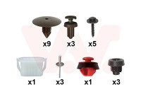 FRONT MUDGUARD MOUNTING KIT 4422796 Van Wezel