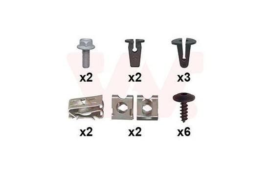 FRONT MUDGUARD MOUNTING KIT 4939796 Van Wezel