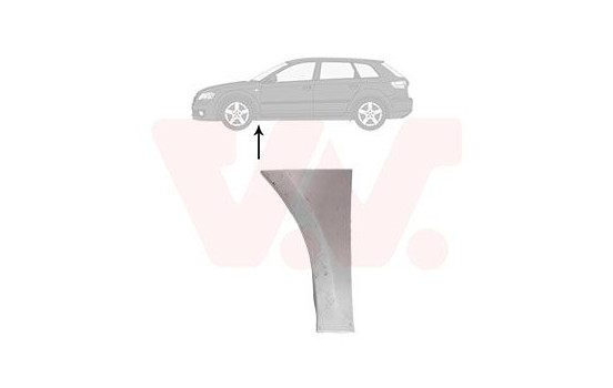 LOWER PART OF MUDGUARD L 5856155 Van Wezel
