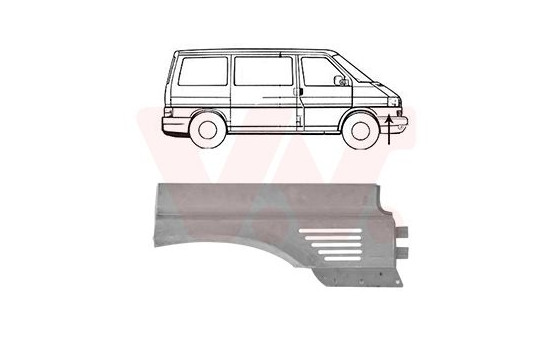 LOWER PART, RIGHT MUDGUARD 5874154 Van Wezel