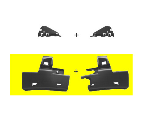 Mount Bracket, bumper 4040539 Van Wezel