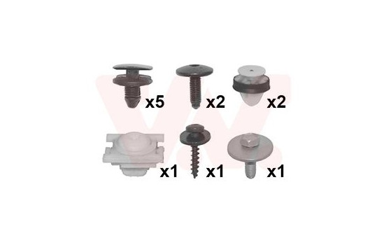 Mount Kit, mud guard 4076796 Van Wezel