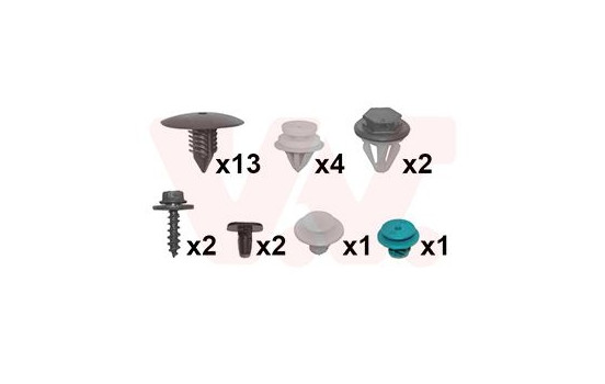 Mount Kit, mud guard 4380796 Van Wezel