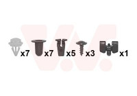 Mount Kit, mud guard 5747796 Van Wezel