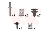 Mount set Front Mudguard 0925796 Van Wezel
