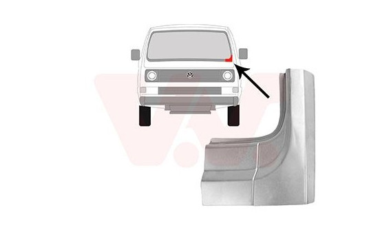 PLATE UNDER THE WINDSHIELD