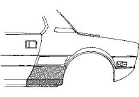SHEET METAL PART PANEL PLATE RIGHT