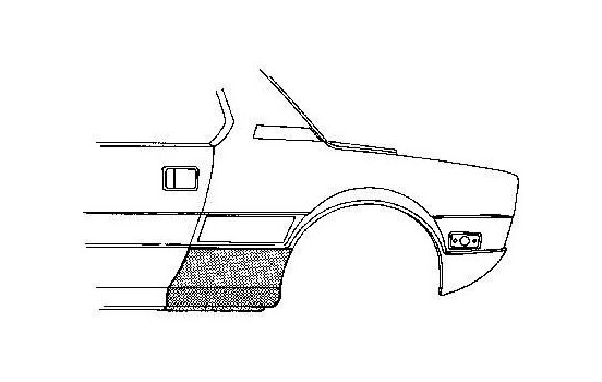 SHEET METAL PART PANEL PLATE RIGHT
