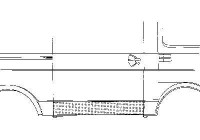 SHEET METAL PART TRANS 75 DOOR PANEL
