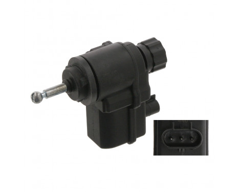 Control, headlight range adjustment Control, headlight range adjustment