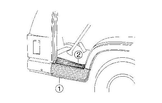 OVERSIZED MERCE L206D HANO.Door Sill
