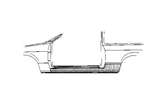 SHEET METAL PART DAIH CHAR 83-85 SILL