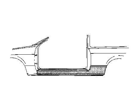 SHEET METAL PART Sill 2-door L