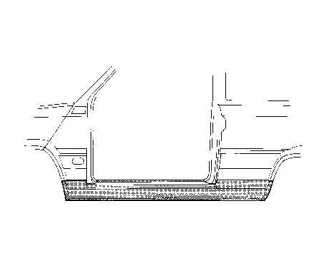 SHEET METAL PART Sill 2-door R