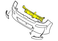 BUMPER SUPPORT MIDDLE