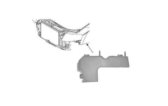 Mount Bracket, bumper 0326567 Van Wezel