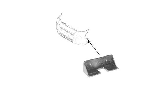 Mount Bracket, bumper 0976567 Van Wezel