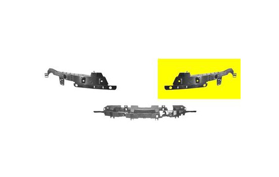 Mount Bracket, bumper 3749567 Van Wezel