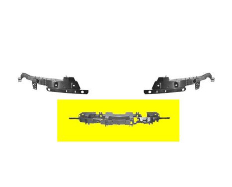 Mount Bracket, bumper 3749569 Van Wezel