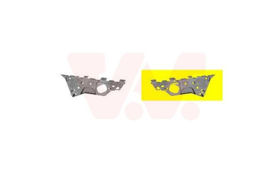 Mount Bracket, bumper 3750567 Van Wezel, Image 2
