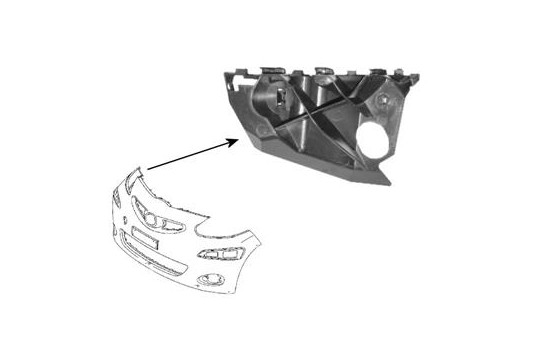 Mount Bracket, bumper 5403568 Van Wezel