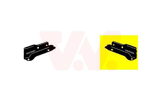 Mount Bracket, bumper 5834597 Equipart, Image 2