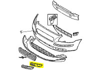 BUMPER GRILL UNDER Left