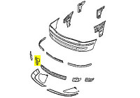 BUMPER GRILL UNDER Right