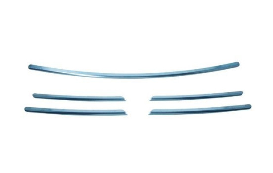 Decorative / protection strip set, radiator grille