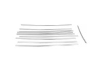 Decorative/protective strip set, radiator grille
