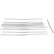 Decorative/protective strip set, radiator grille
