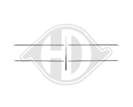 Decorative/protective strip set, radiator grille, Image 2