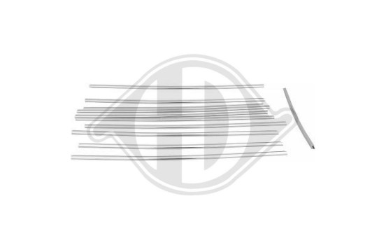 Decorative/protective strip set, radiator grille, Image 2
