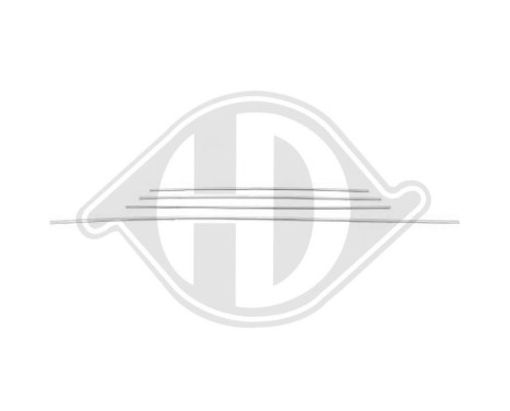 Decorative/protective strip set, radiator grille, Image 2