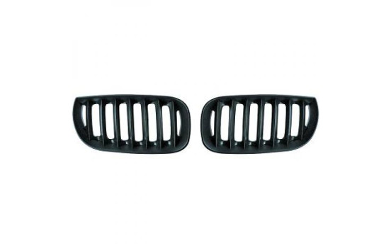 GRILL-SET Matt Black '' thick bars ''
