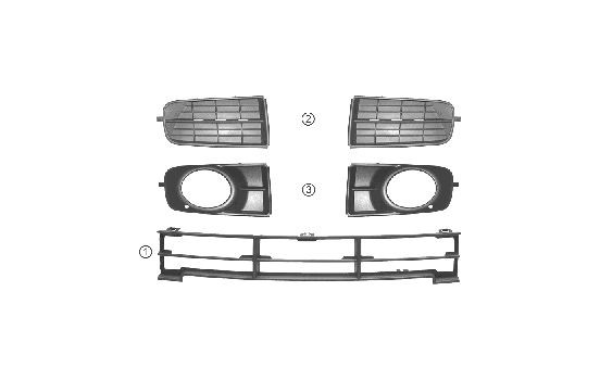 Ventilation Grille, bumper, Image 2