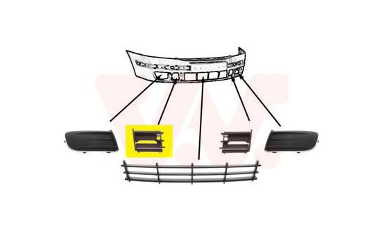Ventilation Grille, bumper, Image 2