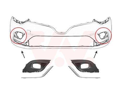 Ventilation Grille, bumper