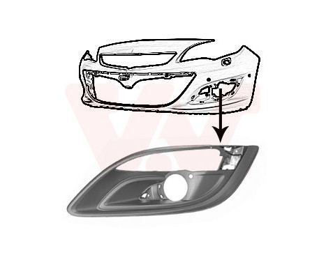 Ventilation Grille, bumper