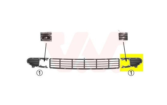 Ventilation Grille, bumper, Image 2