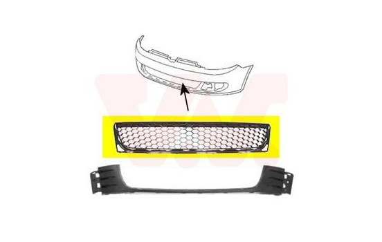 Ventilation Grille, bumper, Image 2