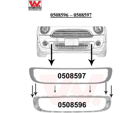 Ventilation Grille, bumper, Image 2