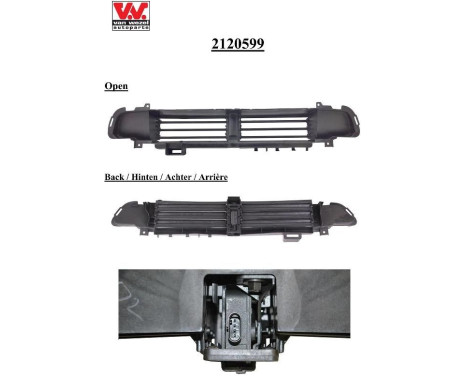 Ventilation Grille, bumper, Image 2