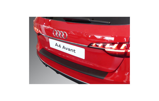 ABS Rear bumper protection molding suitable for Audi A4 Avant S-Line & S4 Avant Facelift 2019- Black