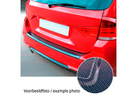 ABS Rear bumper protection molding suitable for Audi Q6 e-tron (GFB) 2024- Carbon-Look