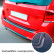 ABS Rear bumper protection molding suitable for Audi Q6 e-tron (GFB) 2024- Carbon-Look