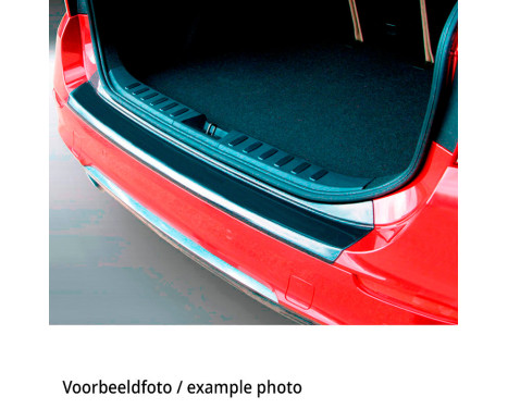 ABS Rear bumper protection molding suitable for Audi Q6 e-tron (GFB) 2024- Carbon-Look, Image 2