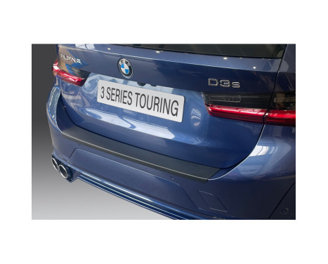 ABS Rear bumper protection strip suitable for BMW 3-Series G21 Touring 'M' Sport Facelift 2023 - Black