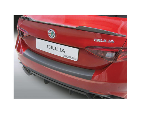 ABS Rear bumper protector Alfa Romeo Giullia Quadrifoglio 2016+ Black, Image 2