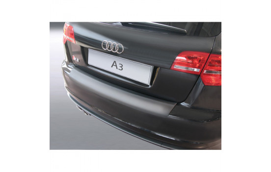 ABS Rear bumper protector Audi A3 8P Sportback 2008-2012 Black